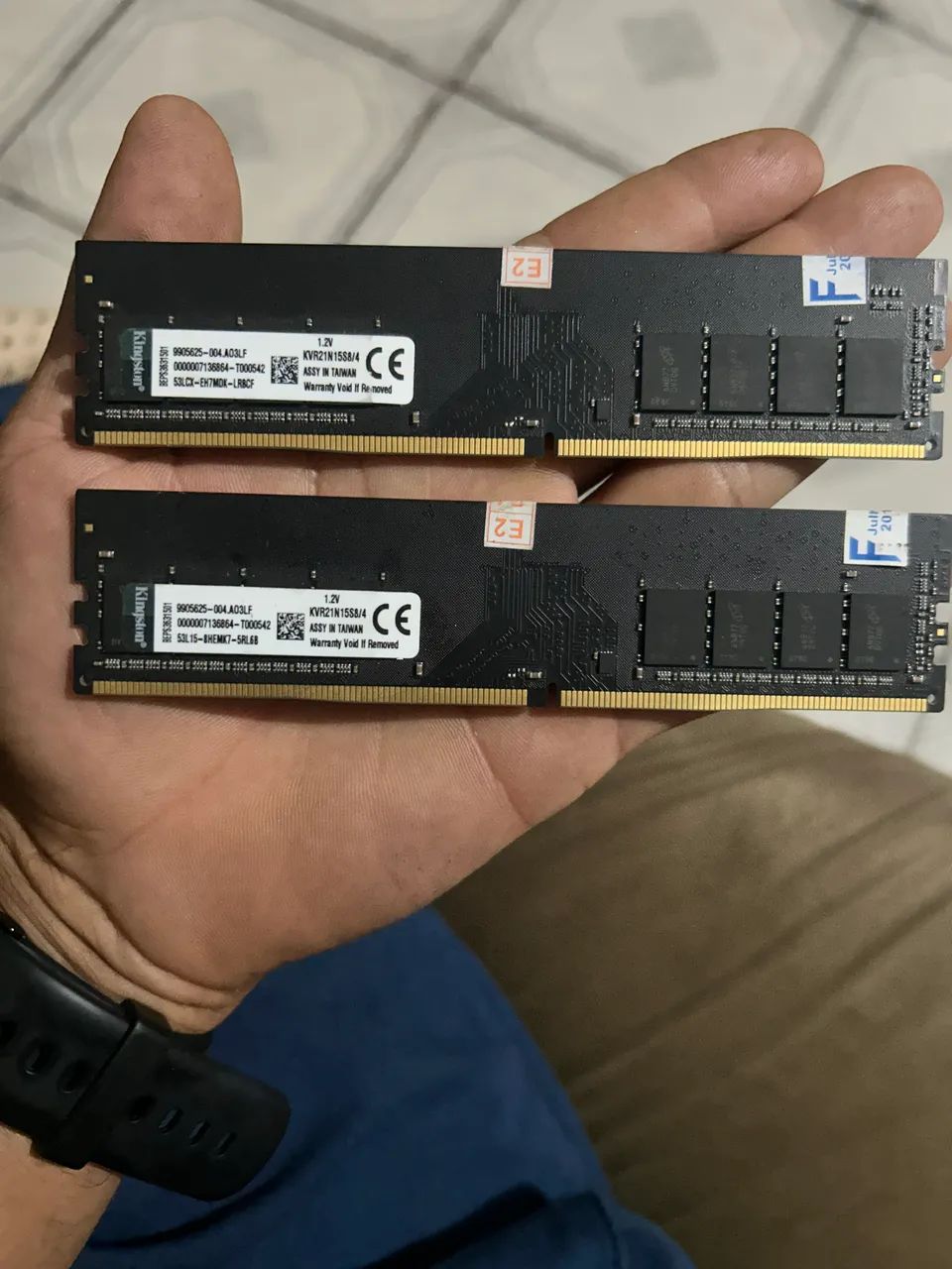 2 pente de memória RAM DDR4 8gb de RAM  - Foto 2