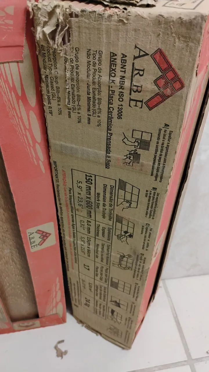 Piso/Revestimento Alfagres carvalho natural 15x60  4 caixas total 6m2 - Foto 5