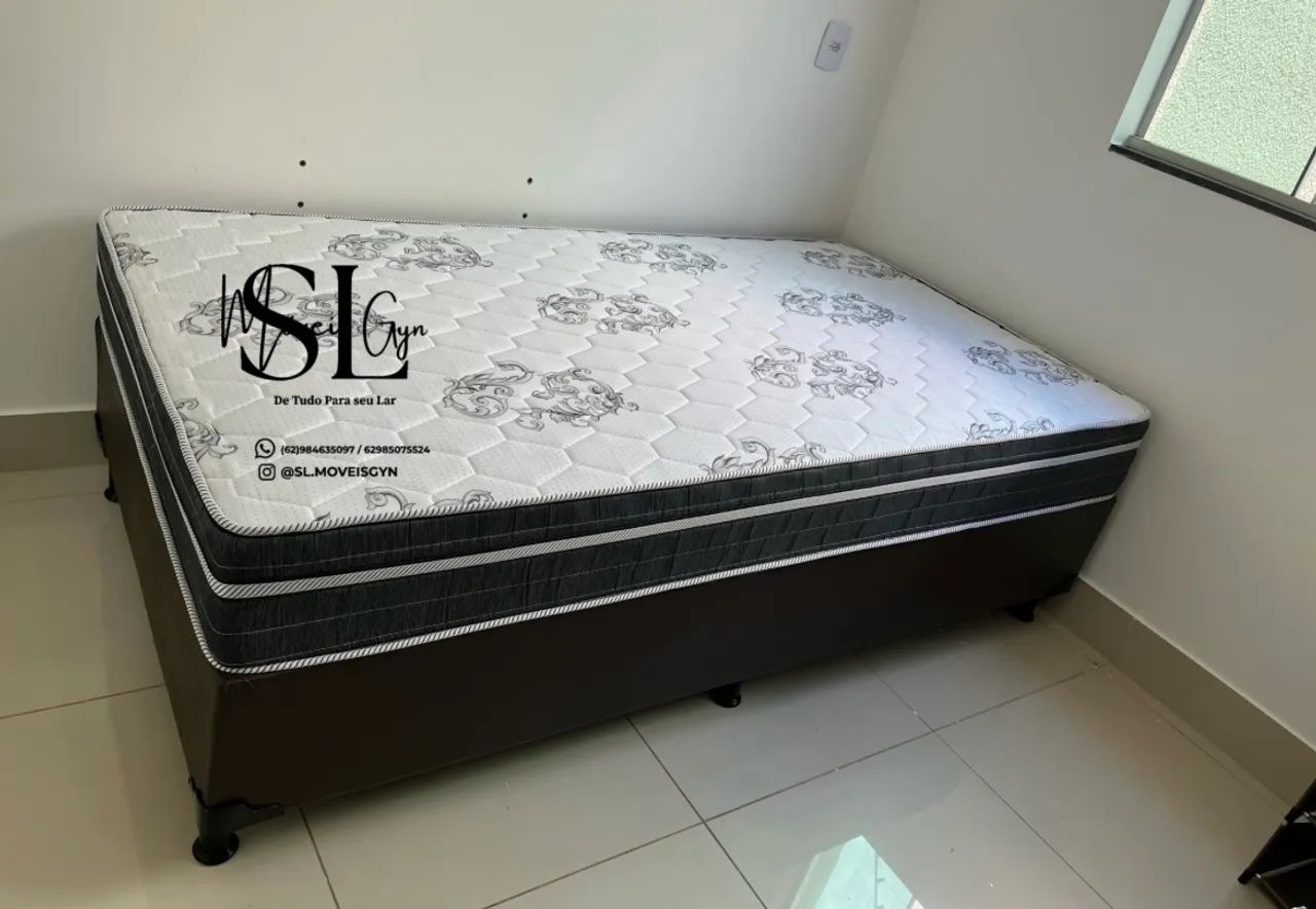 Base com Colchão Solteirão 