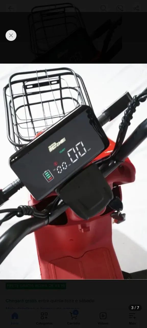 Scooter elétrica, na caixa nunca usada  - Foto 2