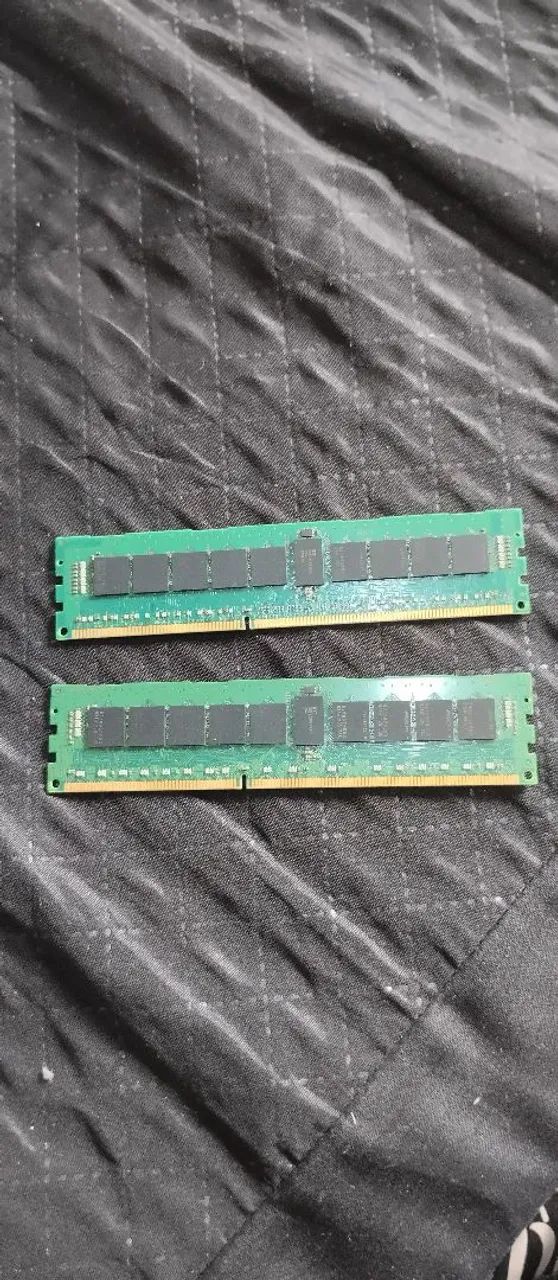 16gb 8x2 (dois pentes de 8gb DDR3) ECC 