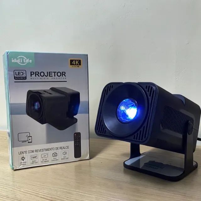Projetor HY320 Android 11 Wi-Fi 6 Bluetooth 5.0