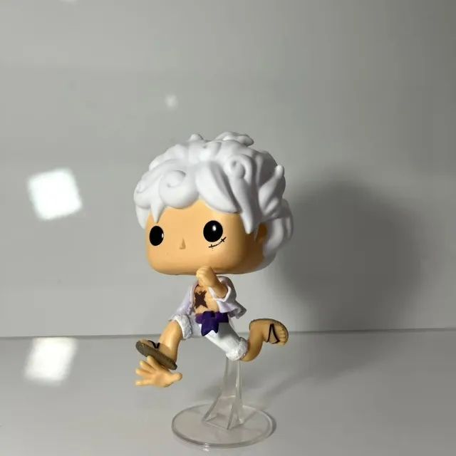 Boneco Luffy Gear 5 One Piece Colecionável com Base - Mini Figure - Foto 2