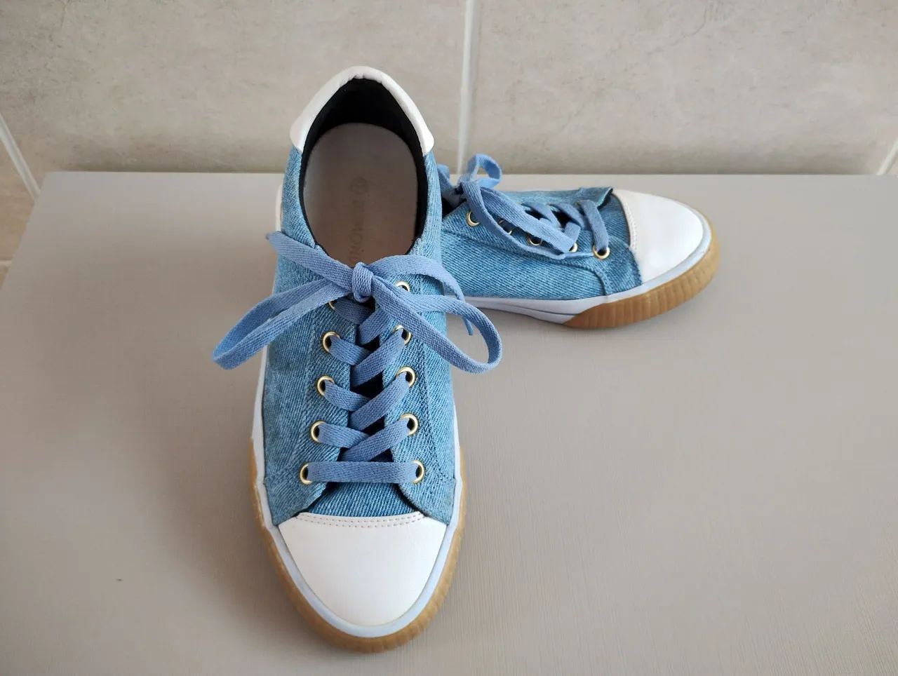 Tênis Dumond azul N° 35 - Foto 4