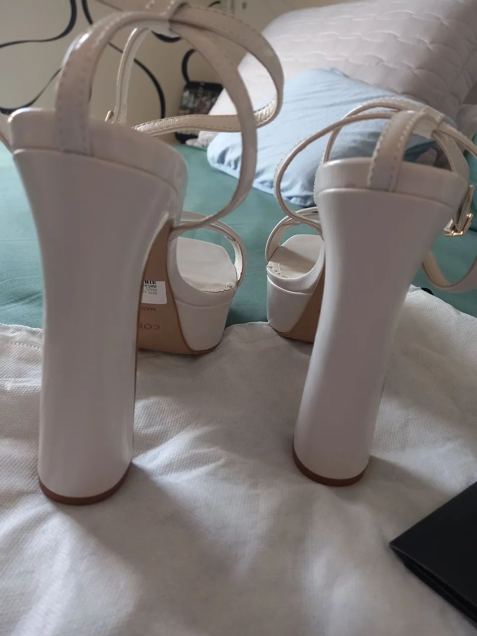 Sandália Corello off White tamanho 37 nova - Foto 3