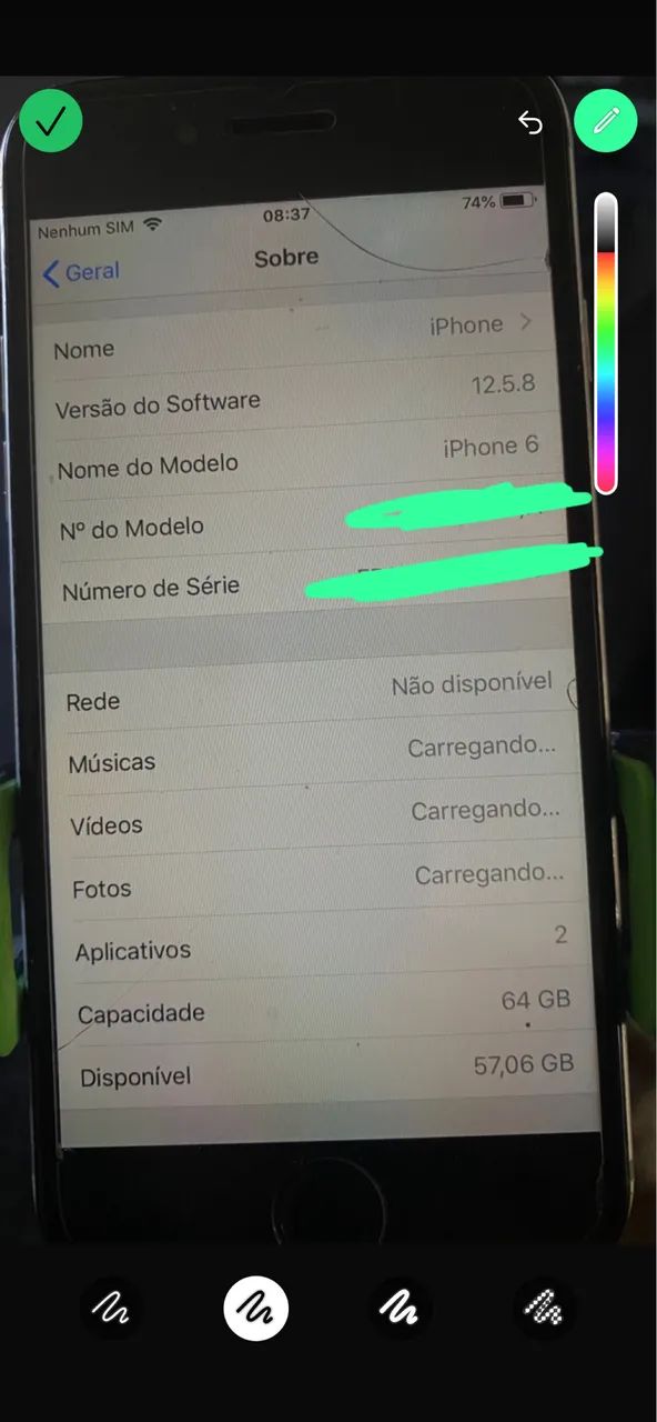 iPhone 6 em ótimo estado para colecionador  - Foto 3