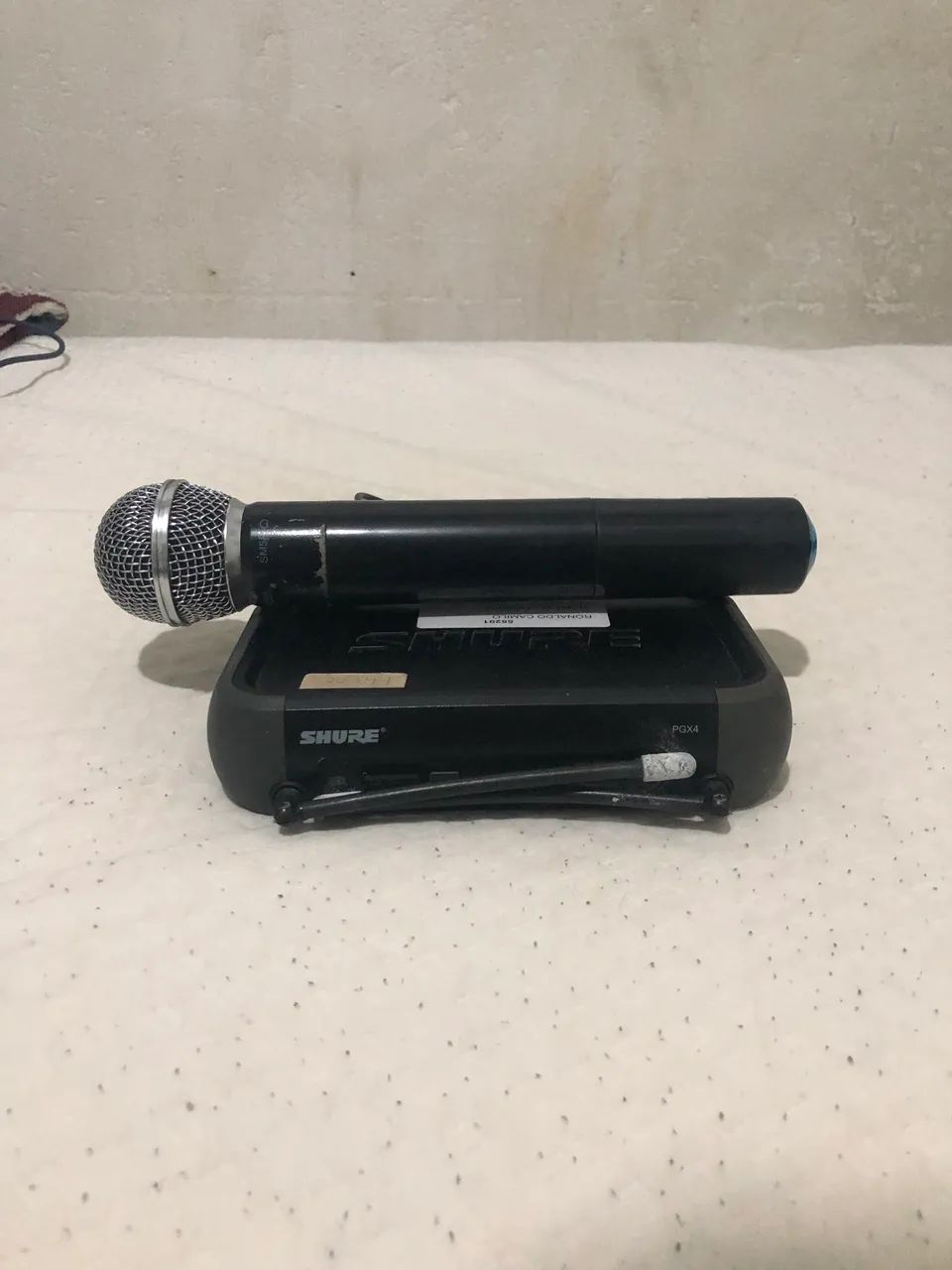 Microfone shure para conserto