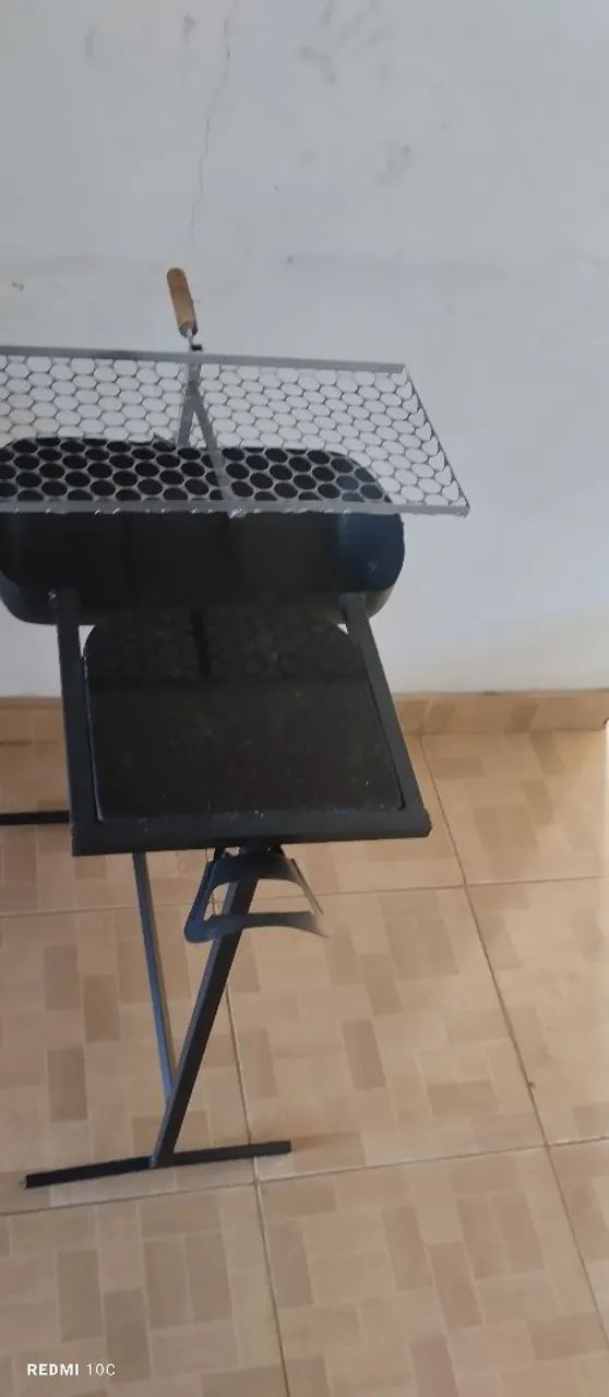 Churrasqueira com mesa de pedra Mamoré  - Foto 3