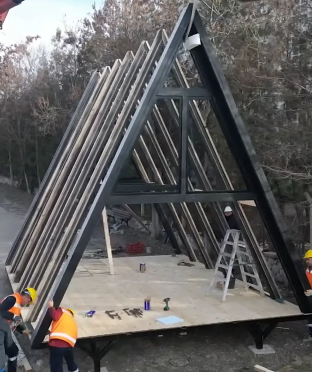 Chalé Pré-fabricado desmontável transportável Casa Container - Foto 4