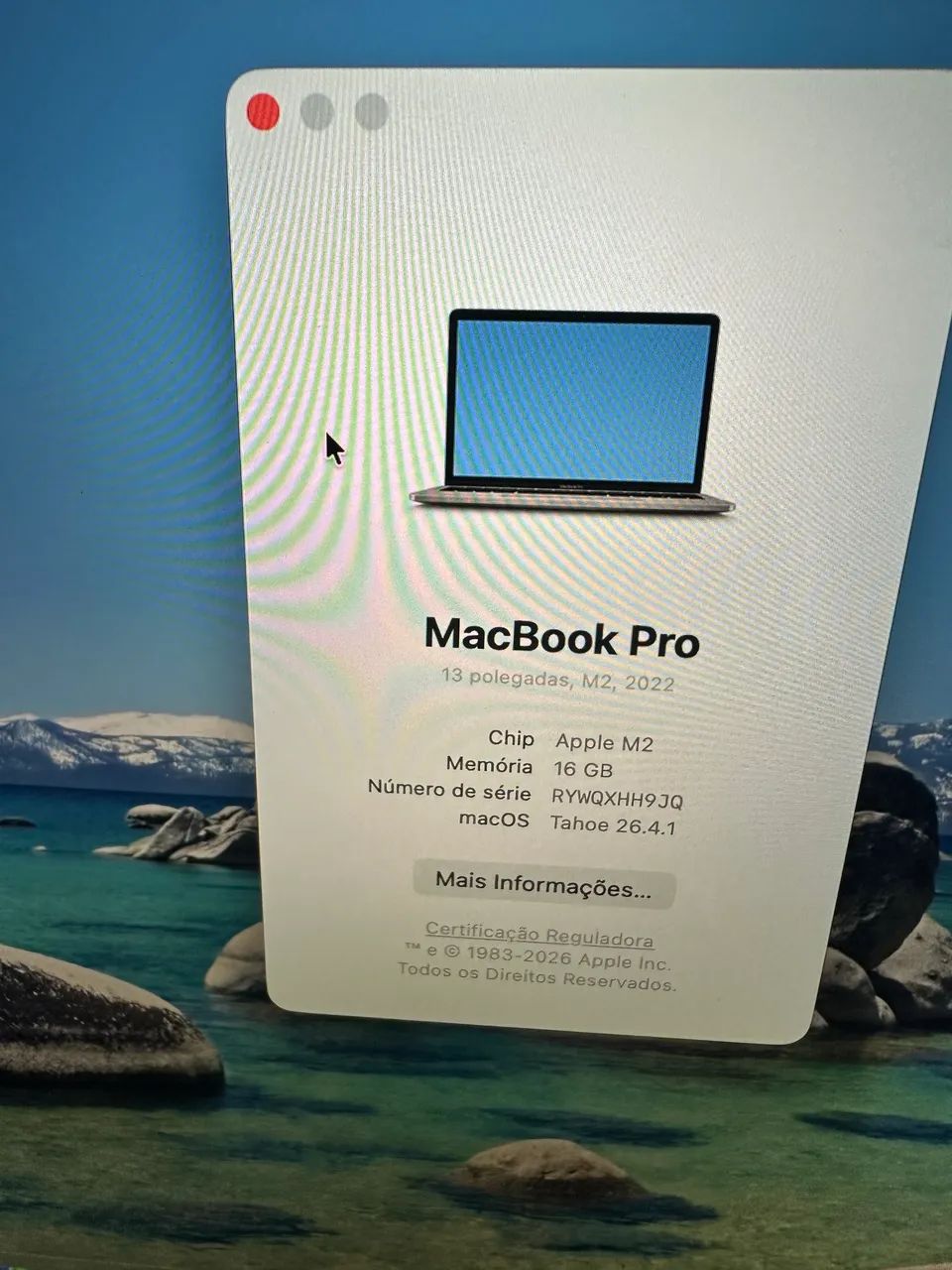 MacBook Pro m2 16gb ssd 256 de 13 pol - Foto 5