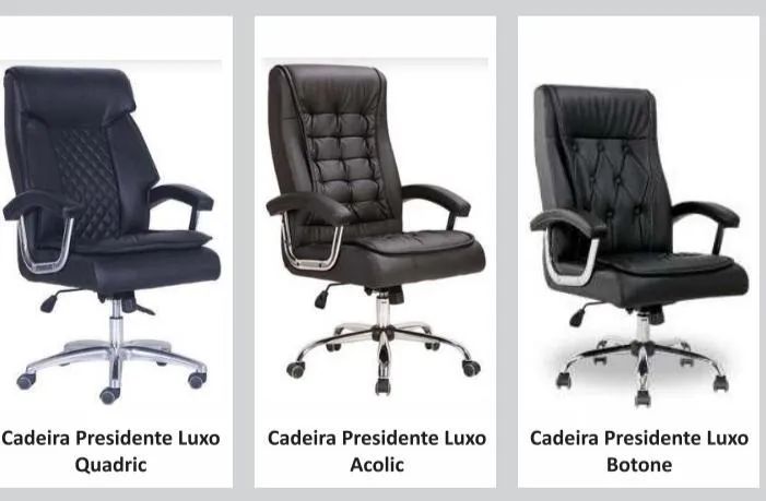 Cadeiras presidente  - Foto 2