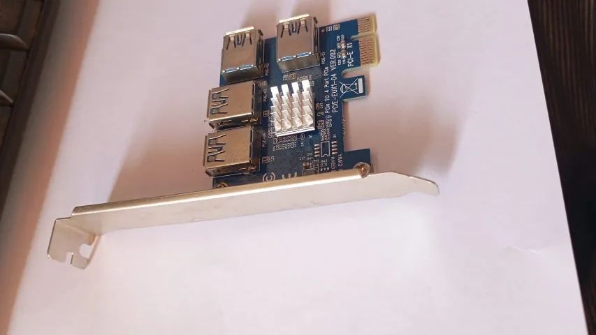 ADAPTADOR DE USB PCI-E 4 PORTAS - Foto 2