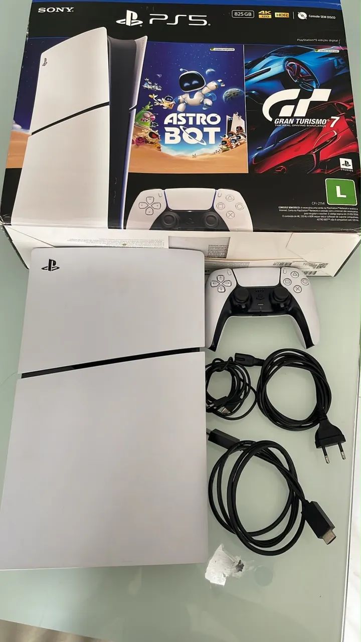 ps5 slim 825GB mídia digital  - Foto 2