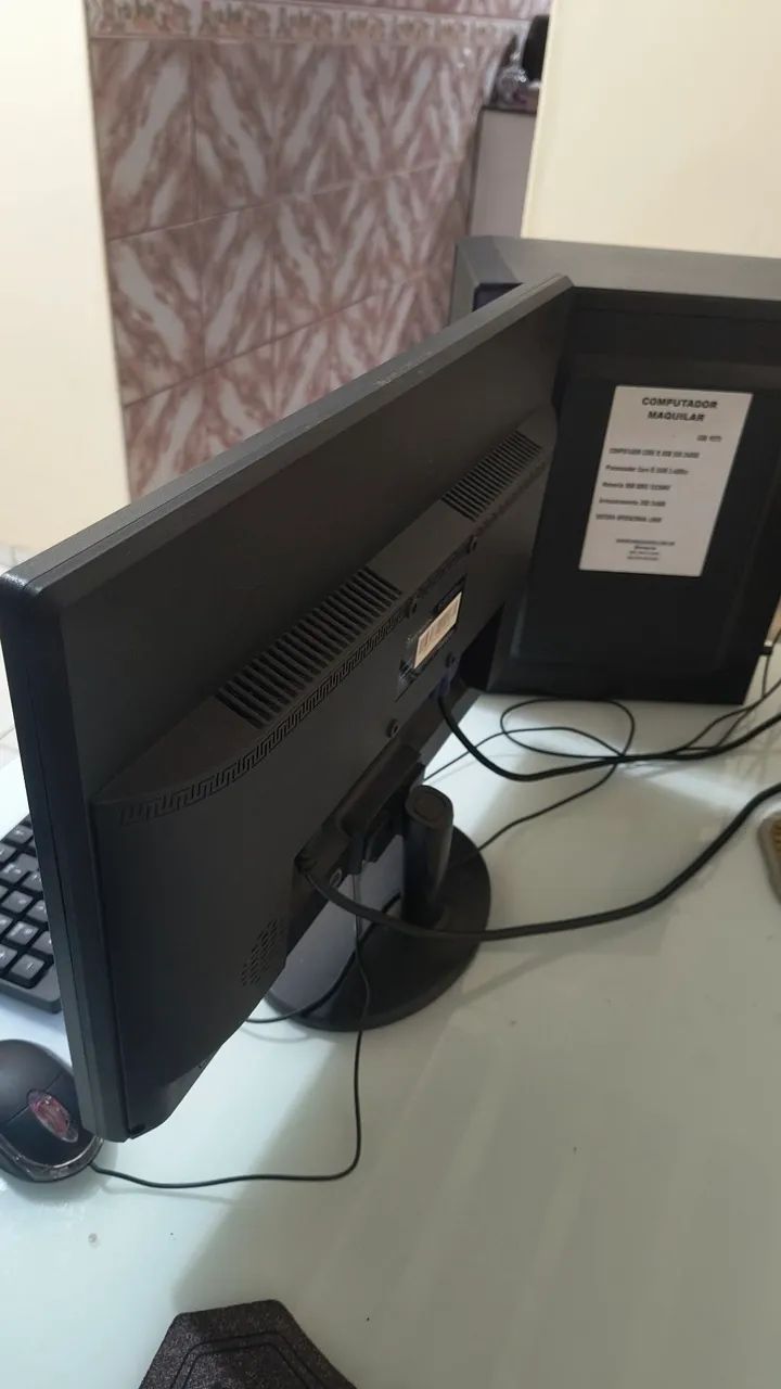 PC Core i5 4 GB de Memória e Tela de 20 Polegadas (Completo) - Foto 4