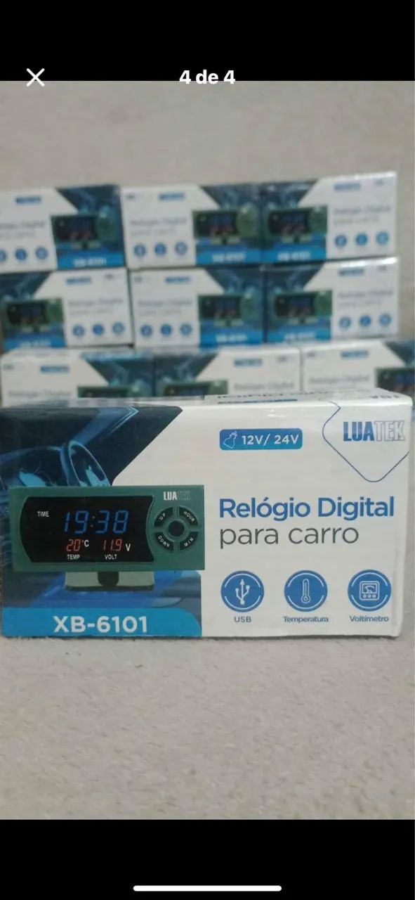 Relógio digital para carro  - Foto 3