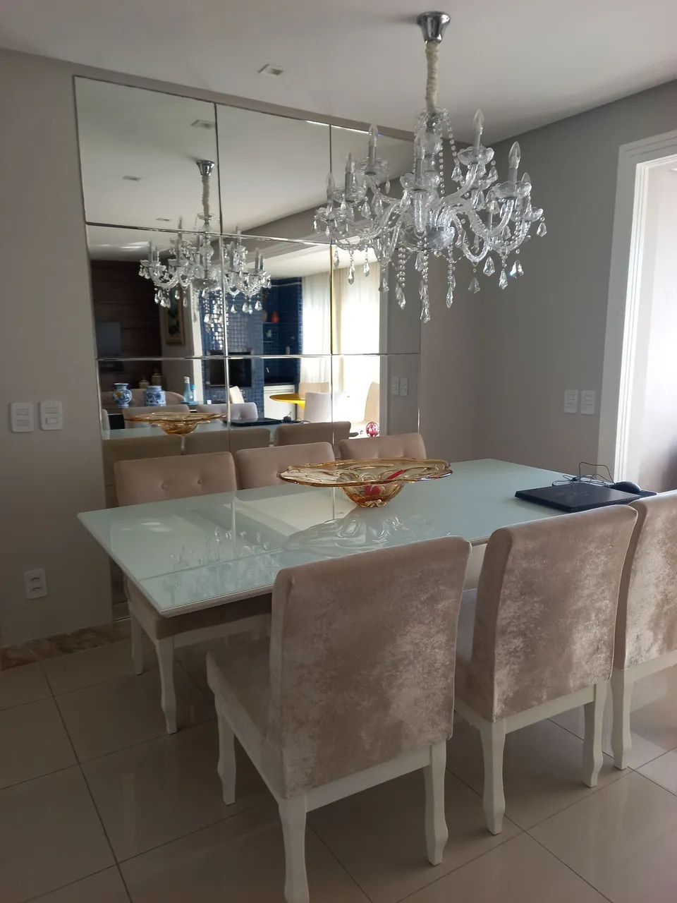 Conjunto mesa c/6 cadeiras - Foto 3