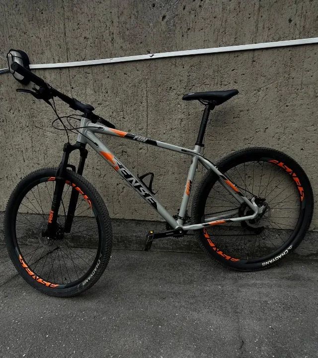 Bicicleta Sense Fun Aro 29 - Cinza e Laranja - Foto 2