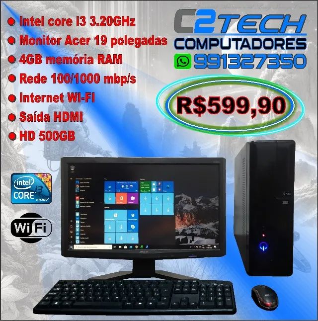 Computador core i3 completo. - Foto 2