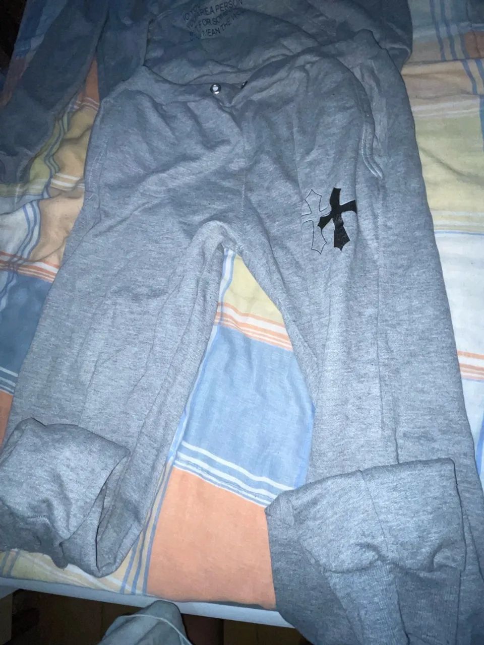 conjunto moletom cinza gringo cruz - Foto 3