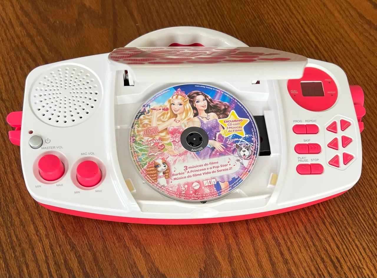 CD/KARAOKE Sing Along CD Player BARBIE - Foto 3