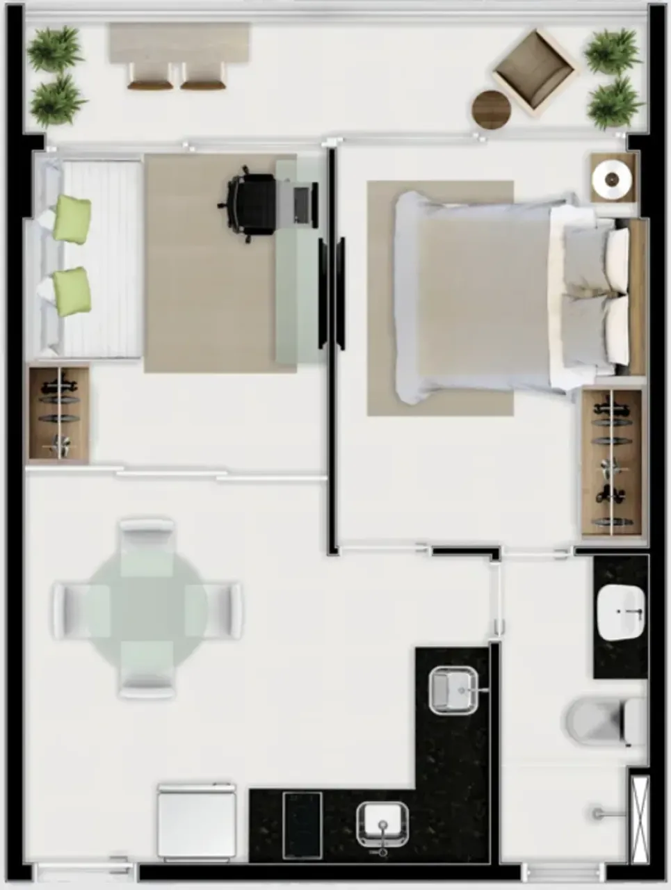 PLANTA 37m²