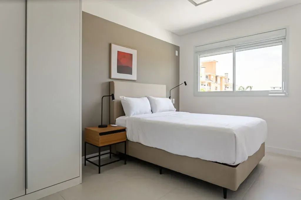 Apartamento de 1 quarto 100% Mobilado ao lado da praia