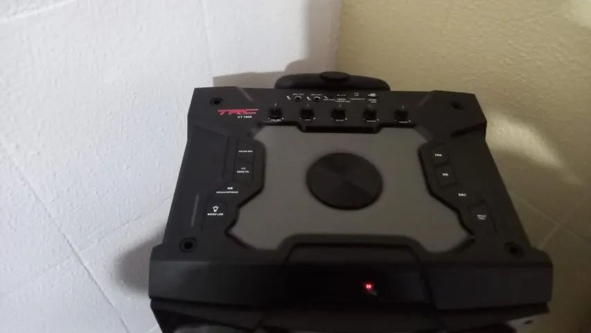 Caixa Som Amplificada 1800w Bluetooth Microfone Ct1800 Trc  - Foto 2