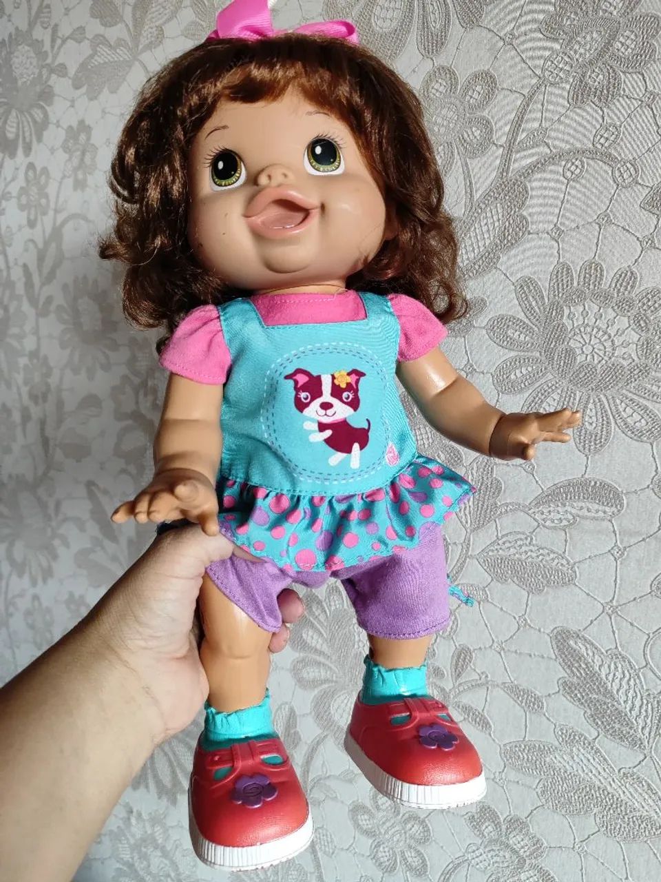 Baby Alive aprendendo a andar. Morena.  - Foto 2