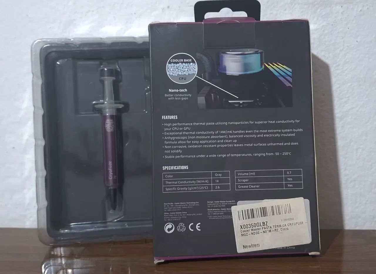 2 Pastas Térmicas Cooler Master Cryofuze - Foto 2
