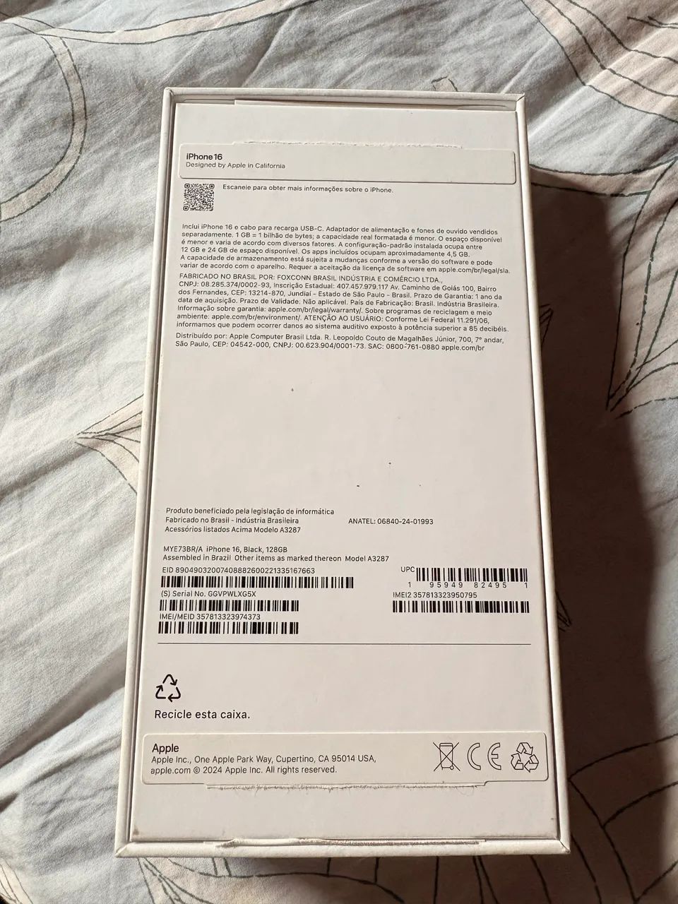 Vendo IPhone 16 Preto 128gb - Foto 2