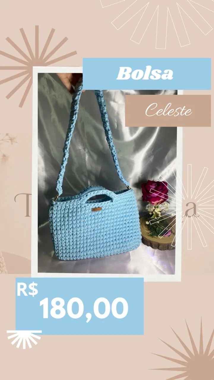 Bolsas em crochê  - Foto 2