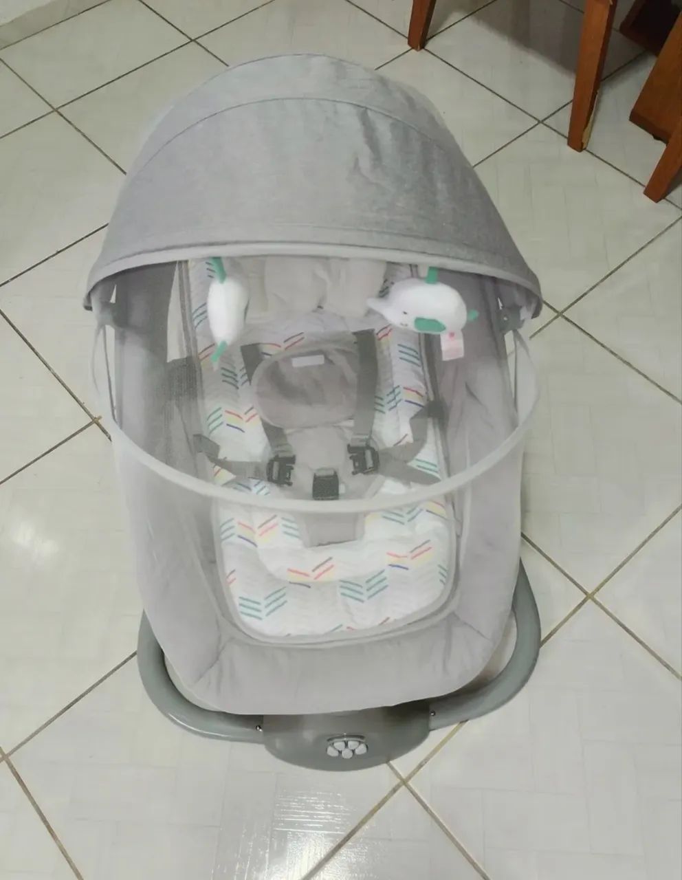 Cadeira de balanço automática bebê  - Foto 3