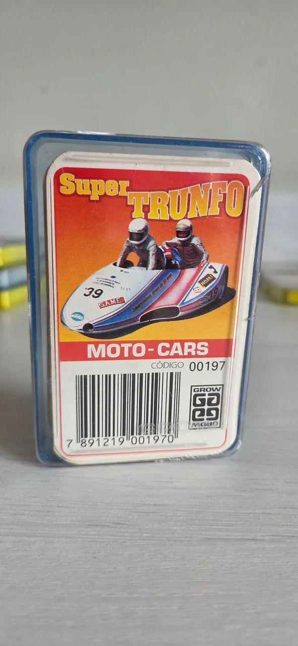 Super Trunfo Moto Cars Ótimo Estado