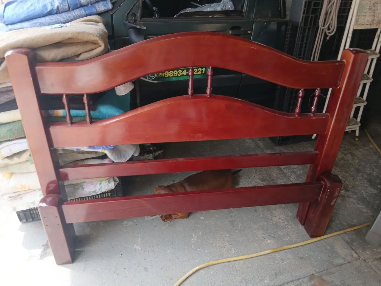 Cama de casal madeira  - Foto 4