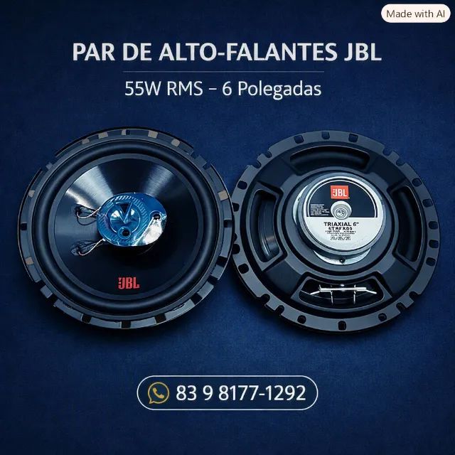 Par Falantes JBL 6 Polegadas