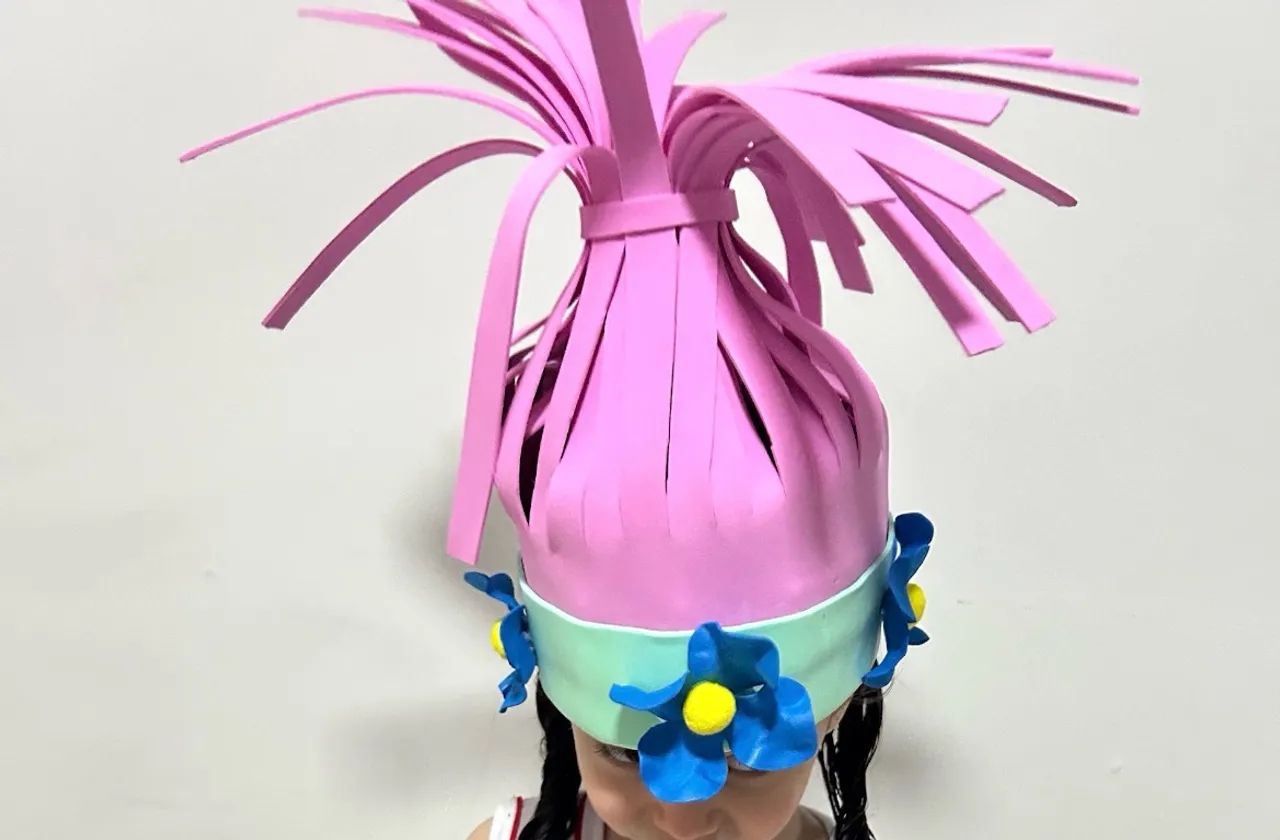 Cabelo maluco troll rosa  - Foto 3