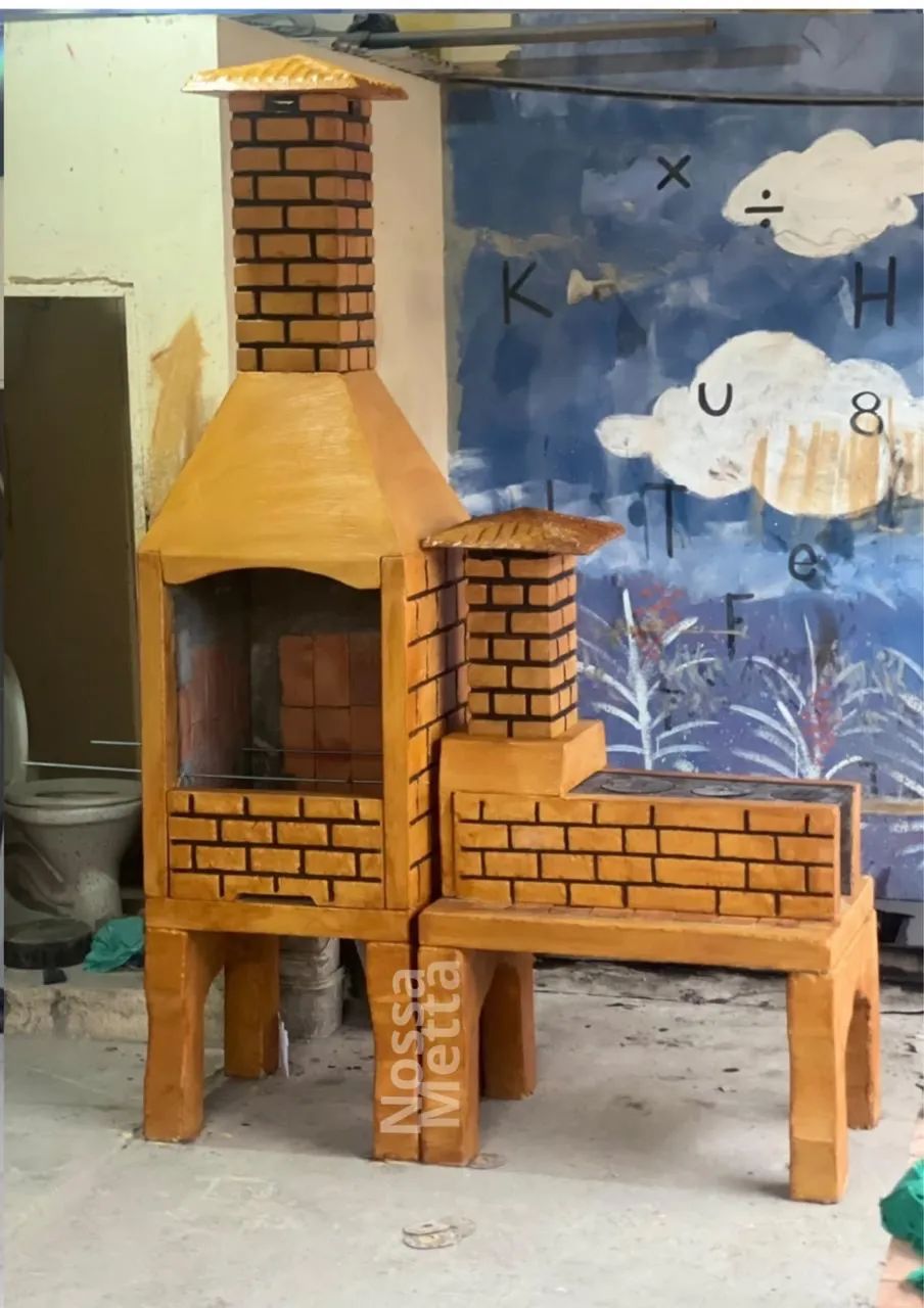 Churrasqueira com fogão a lenha  - Foto 2