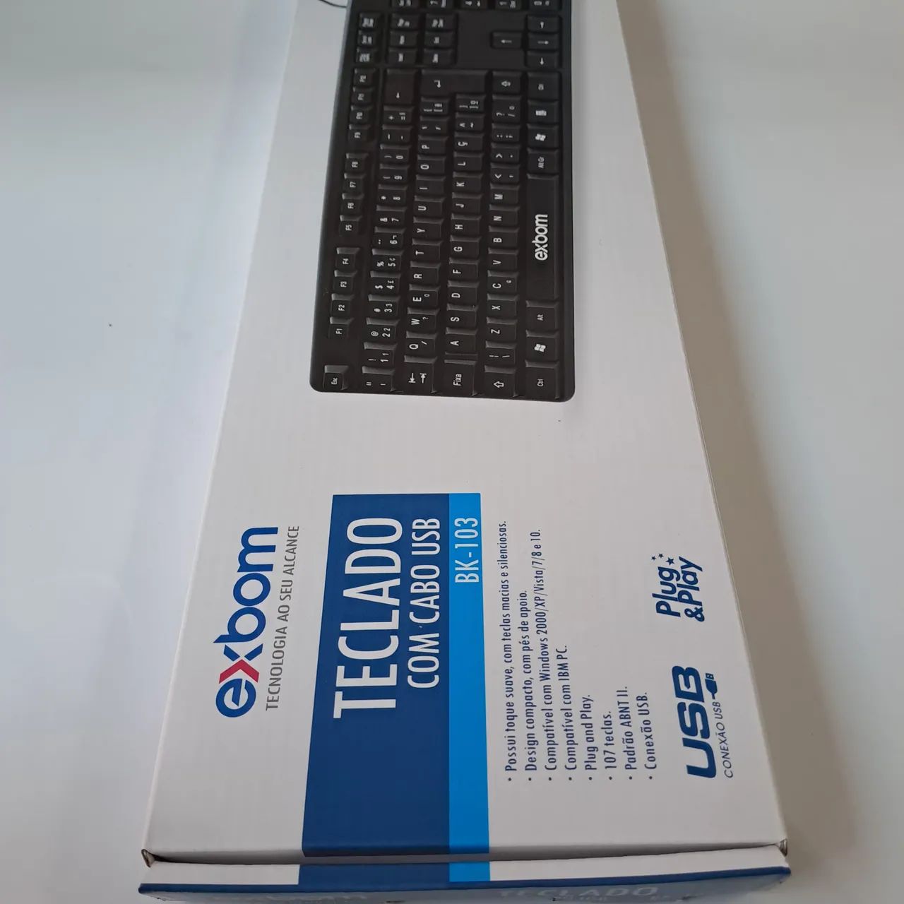 Teclado com fio Exbom - Foto 2