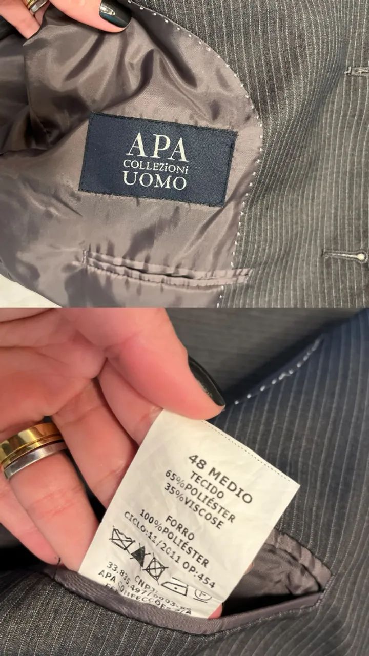 Terno Masculino APA Collection Tam. 48 - Foto 3