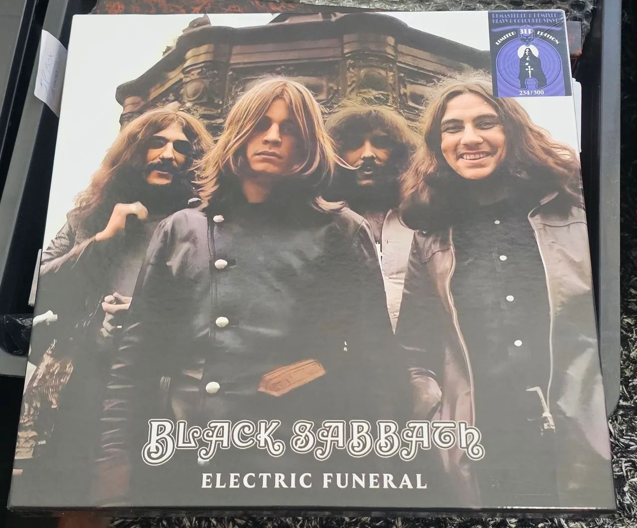 Black Sabbath Box Electric Funeral 3 LP edição limitada