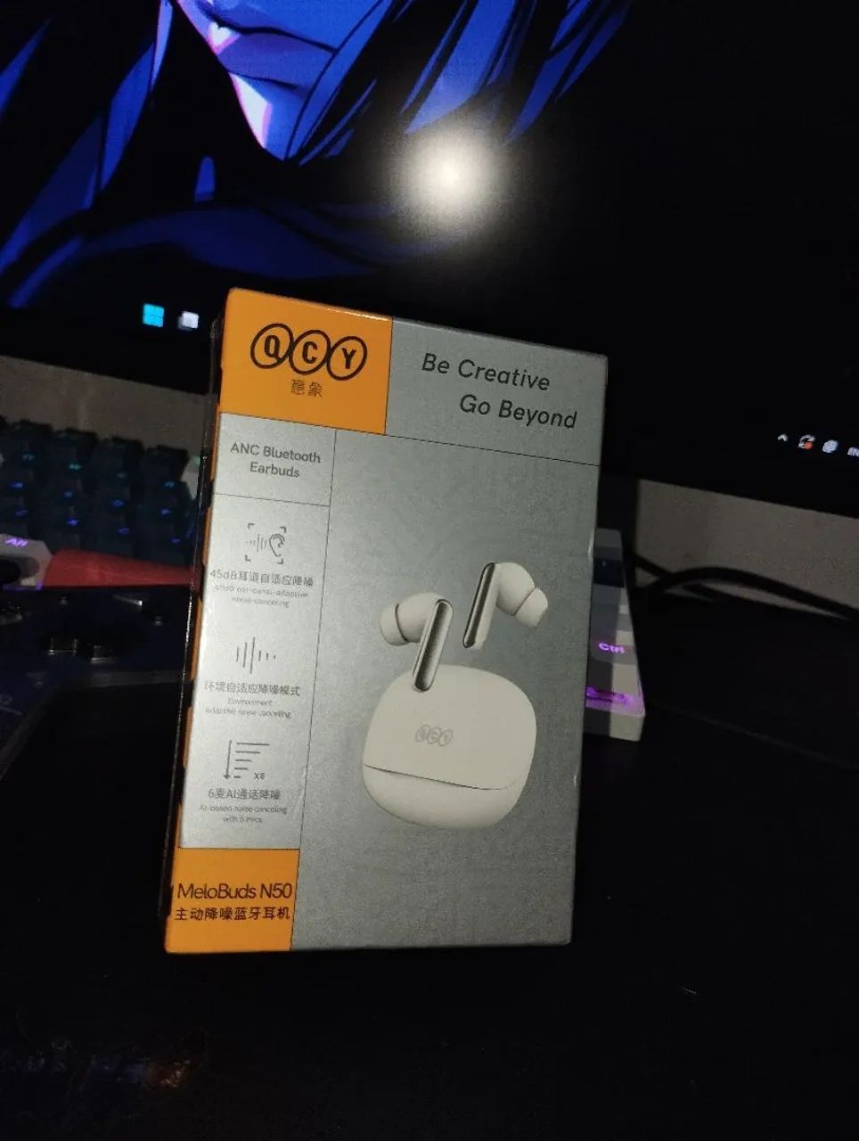 FONE BLUETOOTH QCY N50 - BRANCO