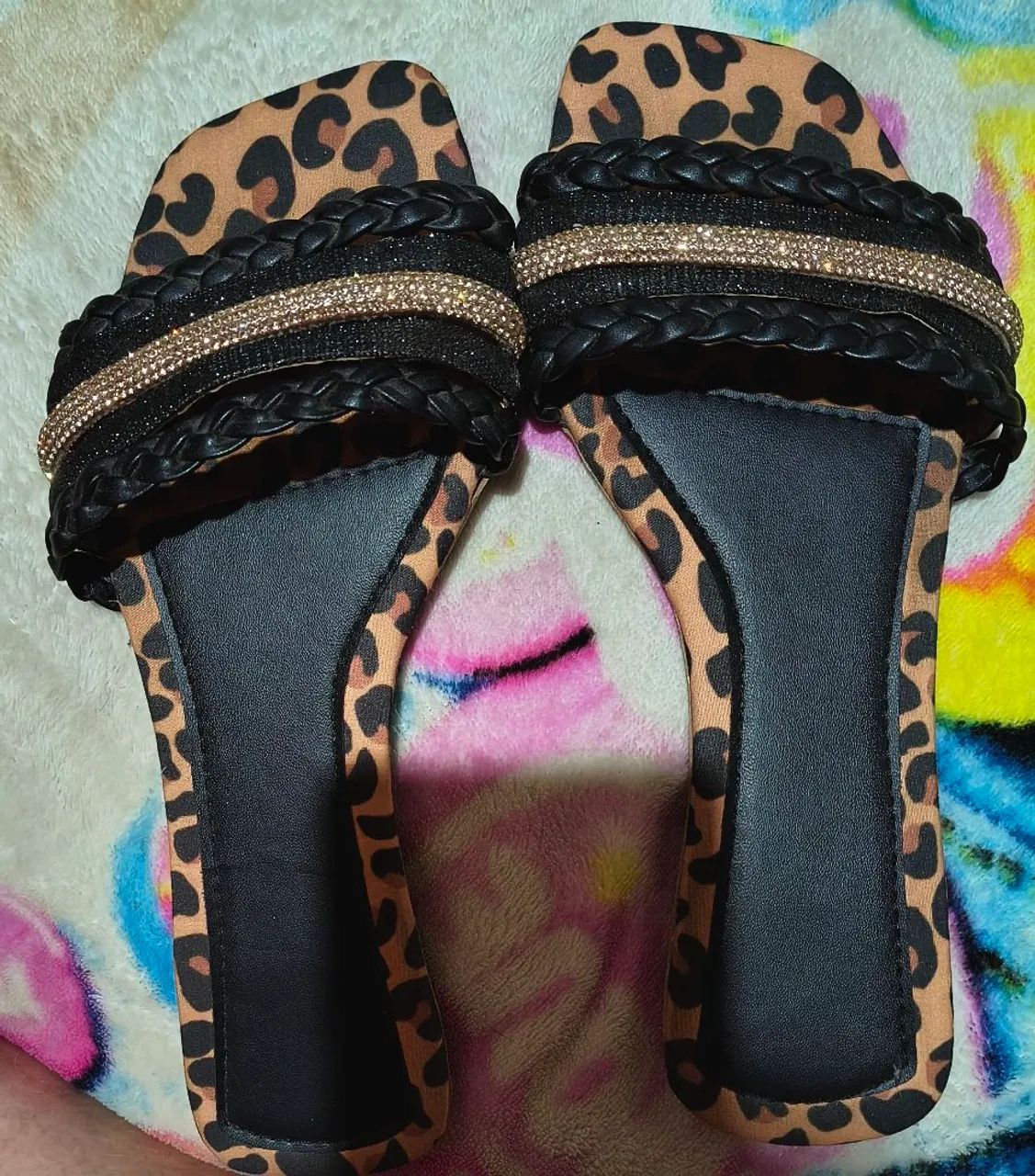 Rasteirinha Elegance Onça!  - Foto 4
