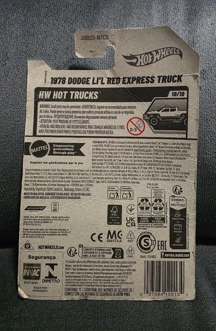 1978 Dodge Li'l Red Express Truck HotWheels - Foto 2