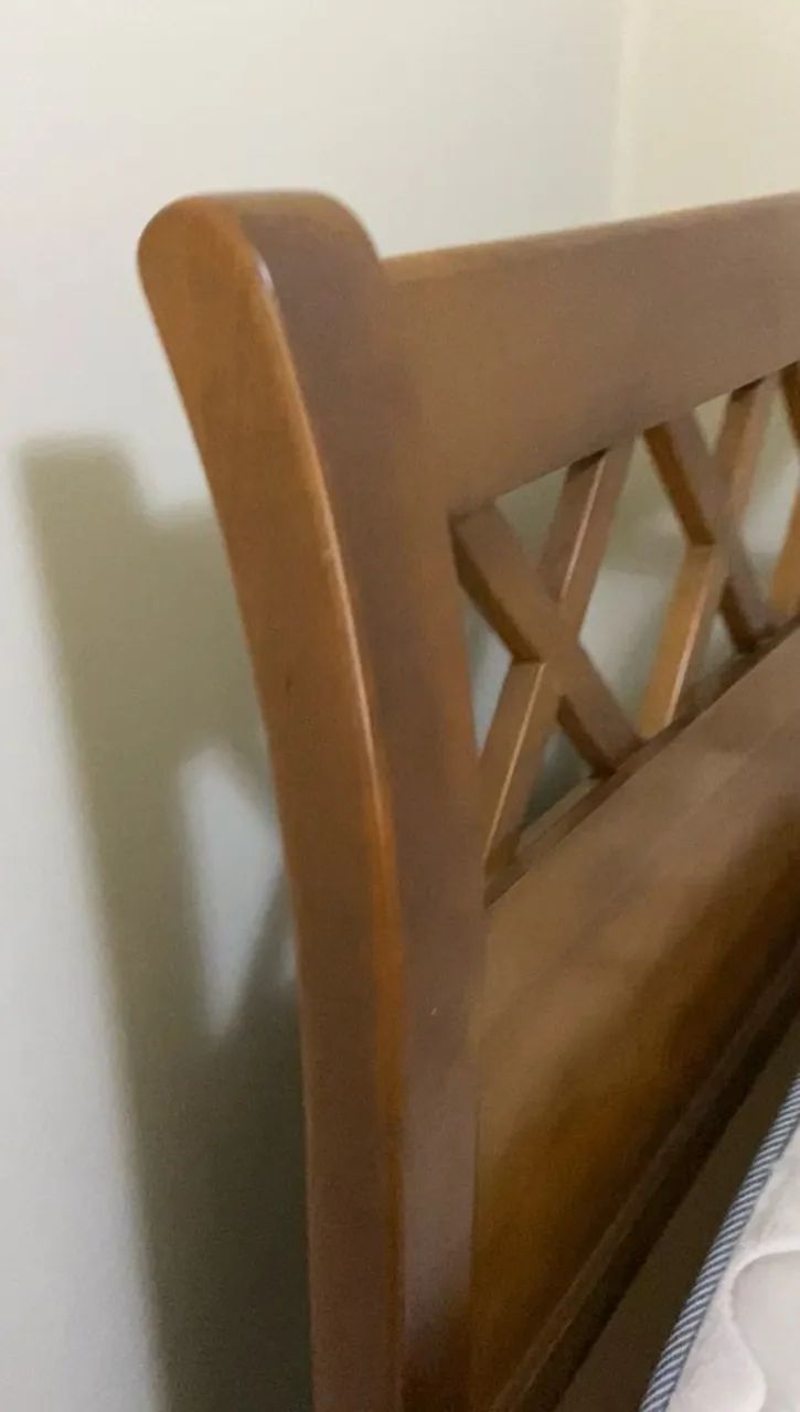 Cama de solteiro de madeira com cama auxiliar  - Foto 4