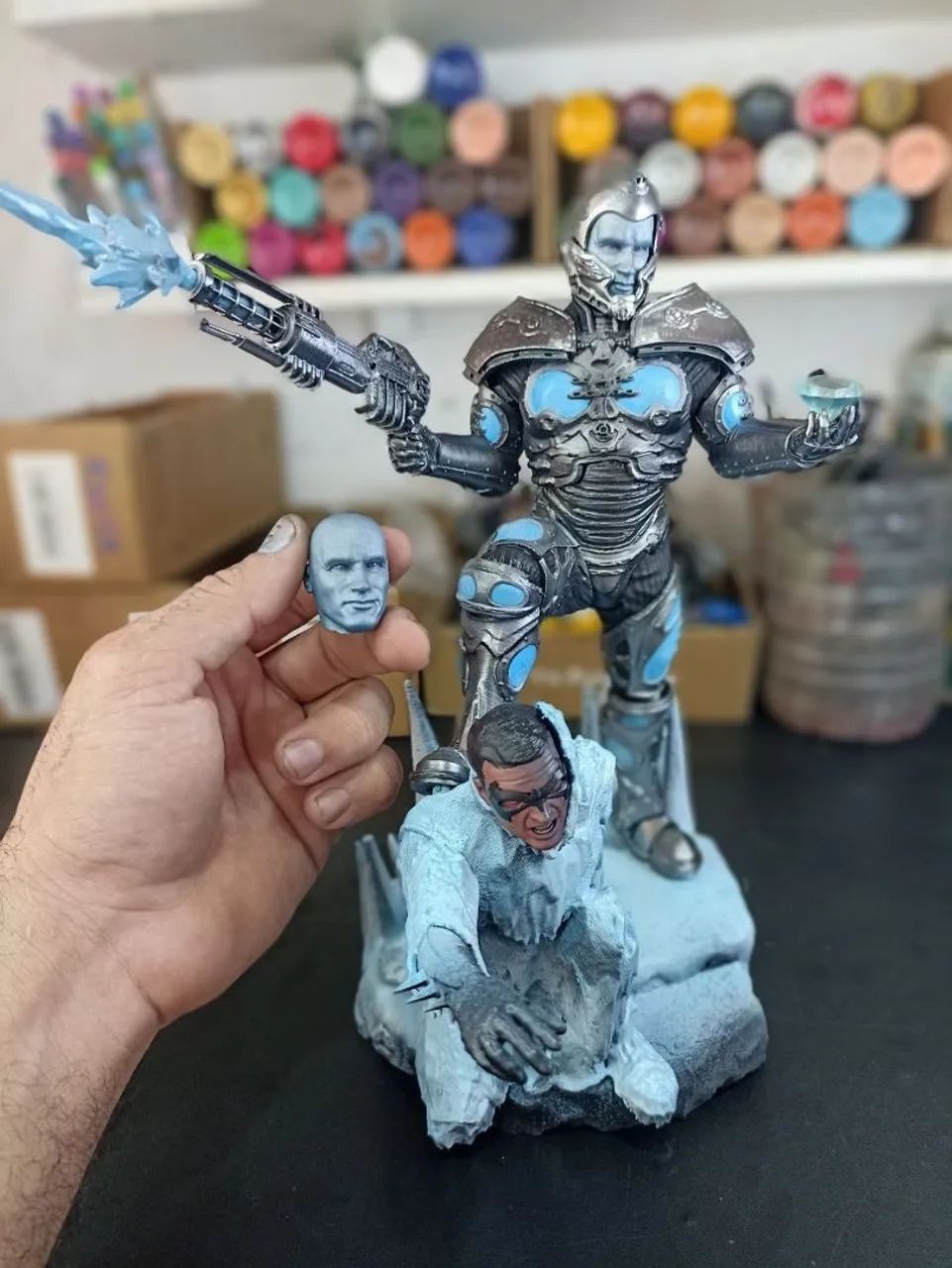 ESCULTURA 3D - MR. FREEZE - Foto 2