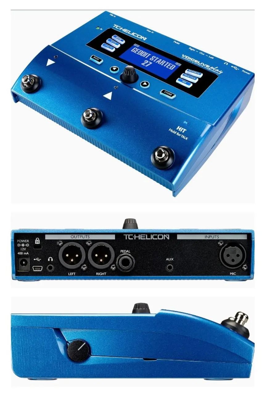 PEDAL TC HELICON VOICE PLAY - Instrumentos musicais - Vila Gilda