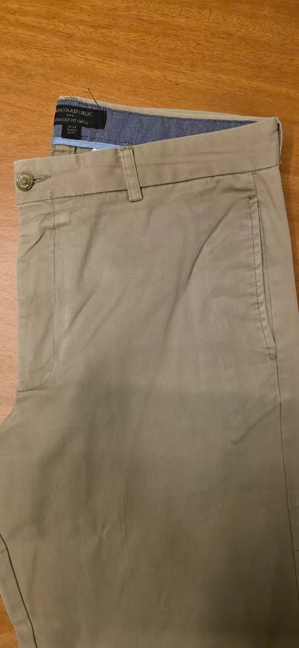 Calça sarja masculino, Banana Republic - Foto 4