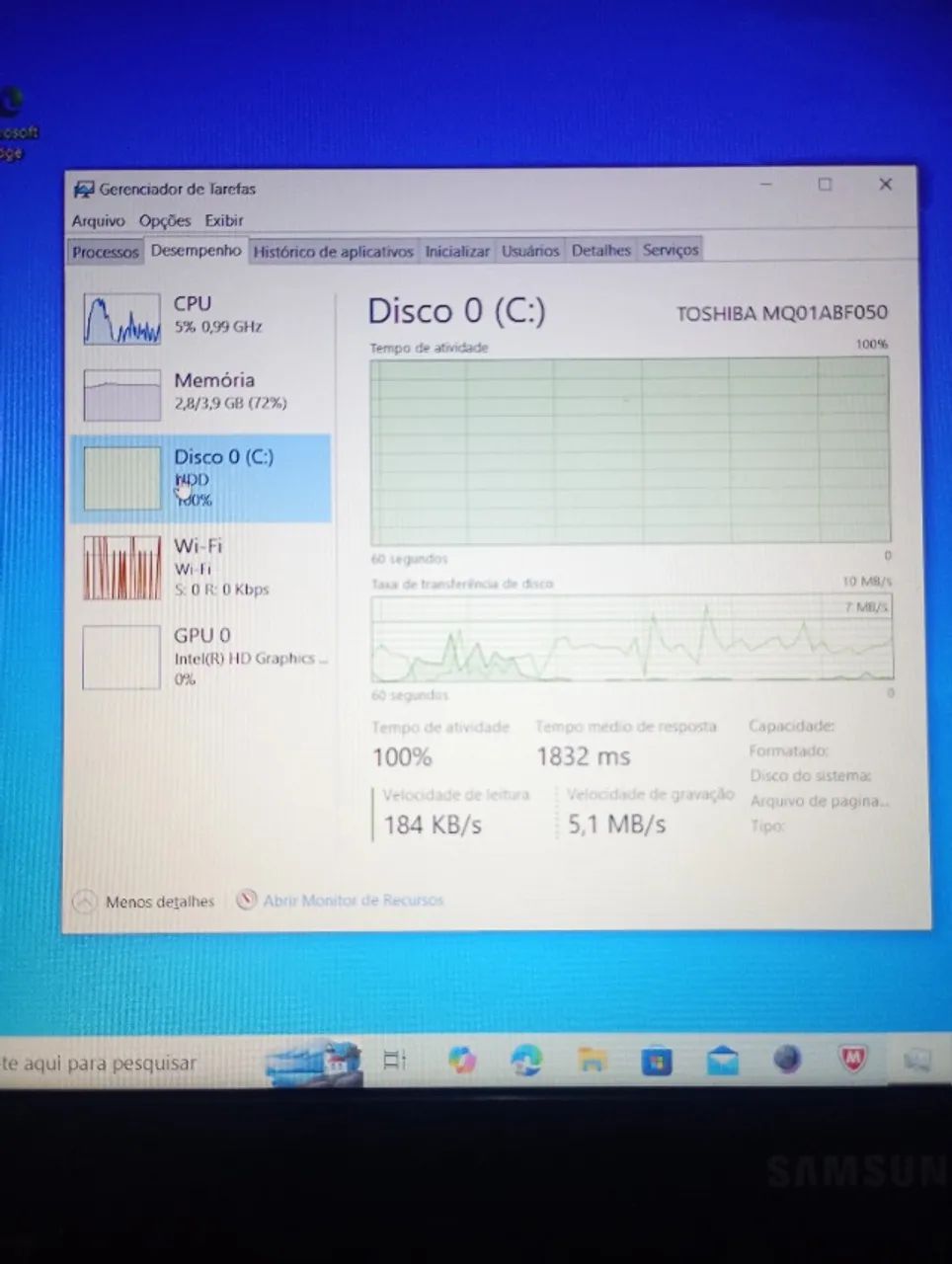 Notebook Samsung Essentials - Intel Celeron | Windows 10 | Ótimo Estado - Foto 5