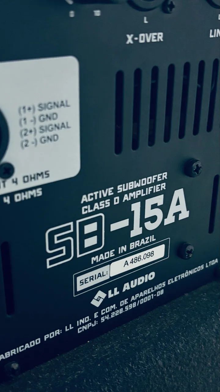 Sub Woofer Ativo 15 Polegadas estado de Novo - Foto 4