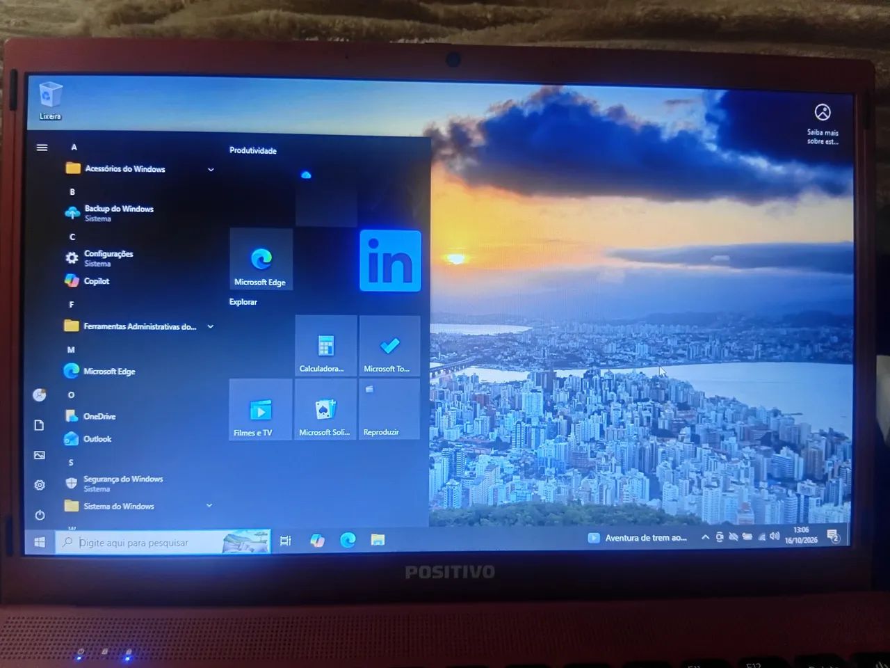 Notebook Positivo Motion Red 